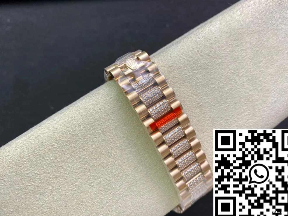 M128345RBR-0020 Gold EW Date Factory Rolex Day Rose 0414